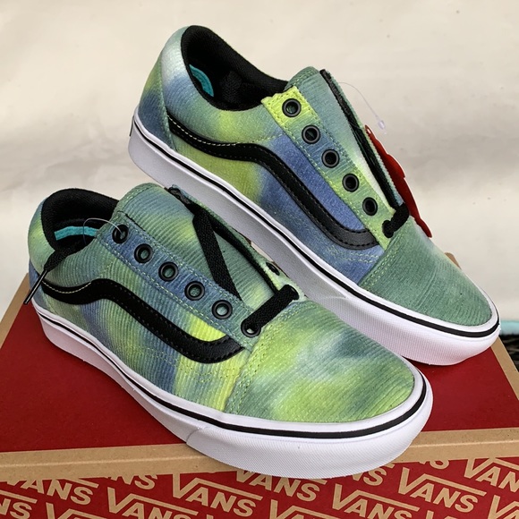 VANS COMFYCUSH OLD SKOOL BLOTCHED Multi/Black WMNS - Picture 1 of 12